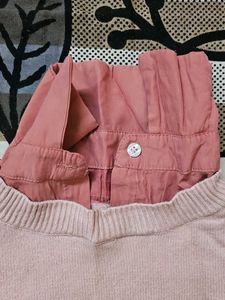 Cute Pink Layered Sweater