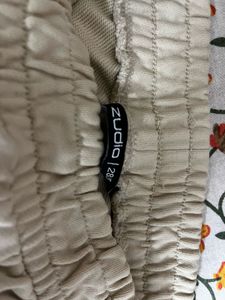 Beige Casual Joggers