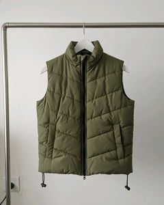 Olive Green Puffer Vest