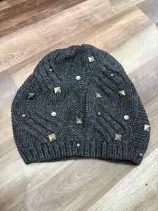 Studded Knit Beanie