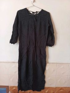 Black kurta for women