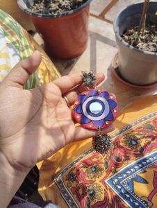 Handmade Mandala Earrings Pair