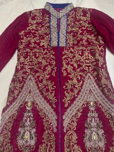 beautiful velvet kurti