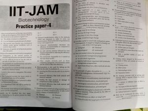 IIT-JAM MSc Biotechnology Entrance Book With Solved Questions And With Explanations