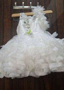 A Premium HEAVY FLARED Baby Girl Party Frock
