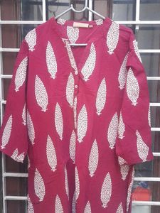 Westside Utsa Maroon Kurta