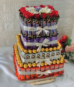 Chocolate & Flower Tower