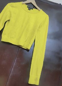 Yellow🟡 Crop Top for 32 Bust