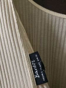 Beige Bodycon With Side Slits Bust 34-36