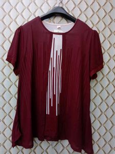 New With Tag Korean Maroon Blouson