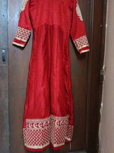 Embroidered Ankle Length Ethinic Gown