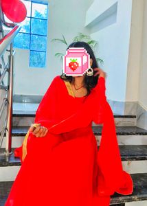 ✨❤️Offterr Red Anarkali Suit ❤️✨