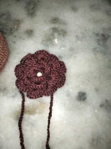 curtain holder brown colour