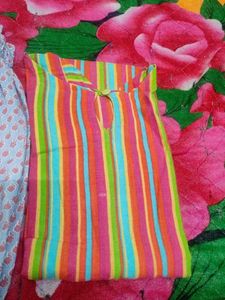Patterned Top &amp; Bottom Set