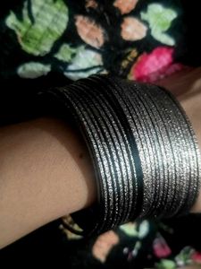 Silver Bangles Set