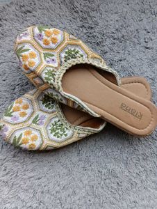 Kiara Embroidered Mules