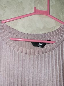 Champagne Pink Shimmery Top