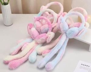Adorable Pink Bunny Ear Muffs