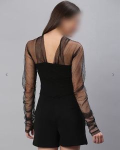 Chic Black Top (Ajio)