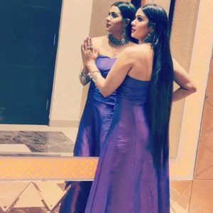 Elegant Purple Gown