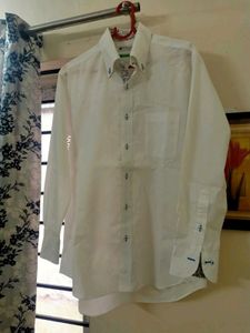 NEW IMPORTED Classic White Long Sleeve Shirt