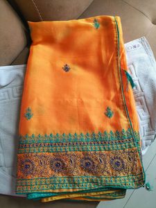 Orange Saree