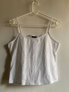 🔥Price Drop😱🔥Chicken Curry Sleeveless Exclusive Top Pure White Brand New 🌼👒 Combo Top Anouk&#39;s And John New York Top ( Old 2 Top) And New1 Top