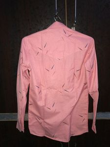 Printed Lite Pink Shirt Like New