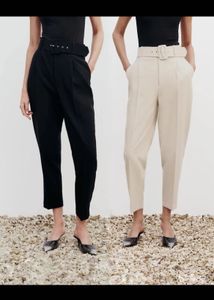 Viral Instagram Beige Formal Pants For Women