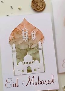 EID MUBARAK, Exclusive Handmade cards .