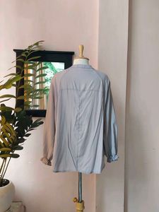 Summer Loose Bling Cotton Silk Blend Shirt