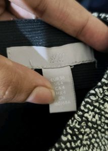 H&amp;M Tweed Aline Skirt