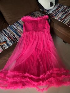 very trendy elegent  priness gown