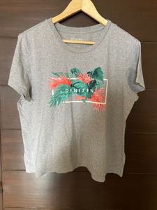 Set of 5 Graphic Print Striped Tee