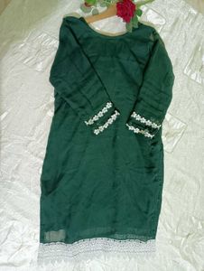 Dark Green Kurta