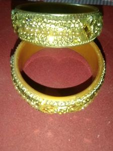 Golden Bangles (Set of 2)