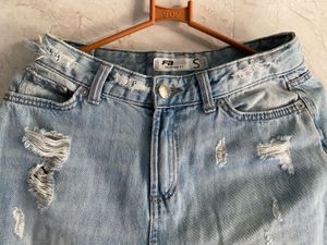 Ripped Light Wash Jeans