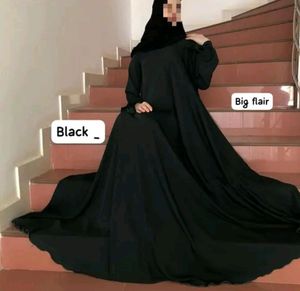 BIG FLAIR ABAYA WITH HIJAB