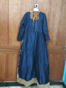 Embroidery Long Gown