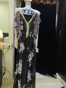 Floral Sequin Mini Dress