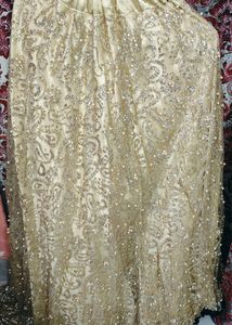 Black And Golden Lehenga