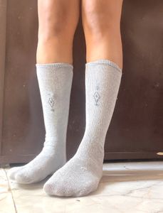 Used Grey Long Socks