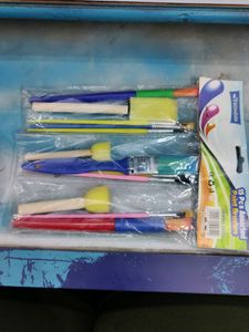 15 Pcs Assorted Paint Brushes