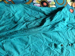 Teal Button-Down Top