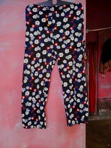 Floral Print Casual Pants