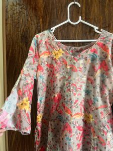 42 bust Floral Print Kurta for women