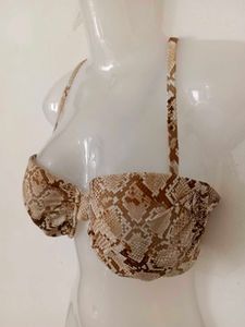 SEXY SNAKE PRINT BRA