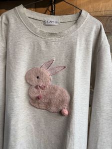 Cute Bunny Graphic Sweatshirt