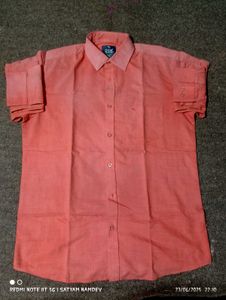 Red Shirt Casual Pattern For Men