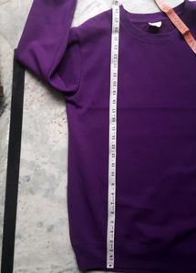 Branded Purple Oversized Sweat Shirt For Girls